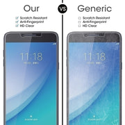 Pellicola in vetro temperato 9H per Galaxy C7 Pro 10 pezzi