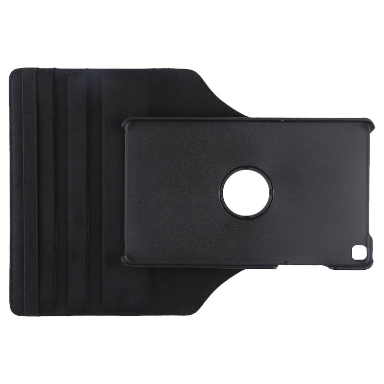 Custodia in pelle con chiusura orizzontale ClassicBusiness rotante con trama Litchi per Galaxy Tab A 8.0 T290 / T295 (2019), con supporto, For Galaxy Tab A 8.0 T290 / T295 (2019)