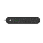 LDNIO SC3301 multipresa da viaggio 3 USB 3 prese 1,6 m