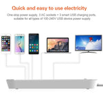 LDNIO SC3301 multipresa da viaggio 3 USB 3 prese 1,6 m