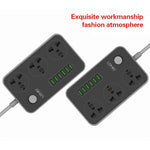 LDNIO SC3604 multipresa 6 porte USB 3 prese 2 m cavo