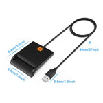 Lettore di smart card con chip SIM ROCKETEK SCR1 CAC ID, SCR1