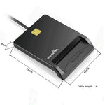 ROCKETEK SCR1-C CAC ID SIM Chip Lettore di Smart Card, SCR1-C