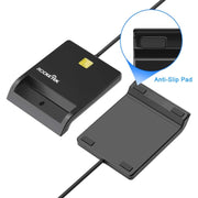 ROCKETEK SCR1-C CAC ID SIM Chip Lettore di Smart Card, SCR1-C