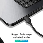Cavo dati magnetico intrecciato in nylon da USB a micro USB M11 5A, lunghezza cavo: 2 m, Micro USB