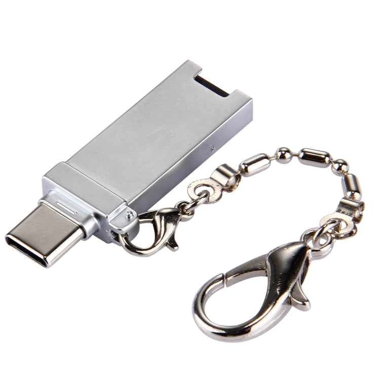 Mini adattatore USB 2.0 femmina a USB-C maschio in alluminio