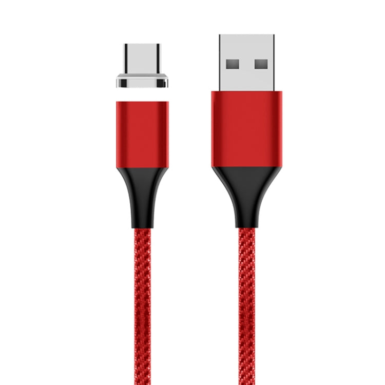 Cavo dati magnetico intrecciato in nylon M11 5A da USB a USB-C / Type-C, lunghezza cavo: 1 m, USB-C / Type-C
