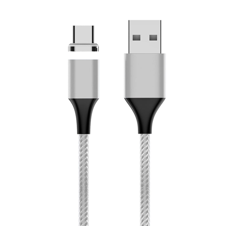 Cavo dati magnetico intrecciato in nylon M11 5A da USB a USB-C / Type-C, lunghezza cavo: 1 m, USB-C / Type-C