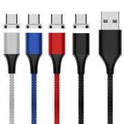 Cavo dati magnetico intrecciato in nylon M11 5A da USB a USB-C / Type-C, lunghezza cavo: 1 m, USB-C / Type-C