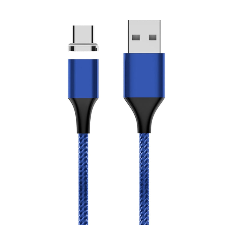 Cavo dati magnetico intrecciato in nylon M11 5A da USB a USB-C / Type-C, lunghezza cavo: 2 m, USB-C / Type-C