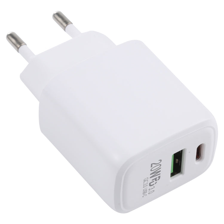 Caricatore da viaggio USB-C 20W QC 3.0 PD 3.0 EU Plug