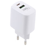Caricatore da viaggio USB-C 20W QC 3.0 PD 3.0 EU Plug