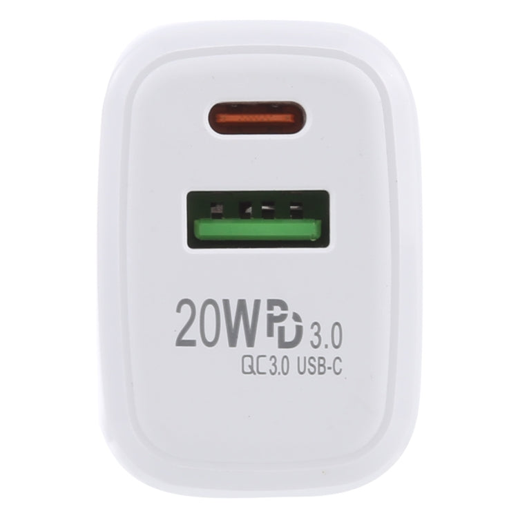 Caricatore da viaggio USB-C 20W QC 3.0 PD 3.0 EU Plug