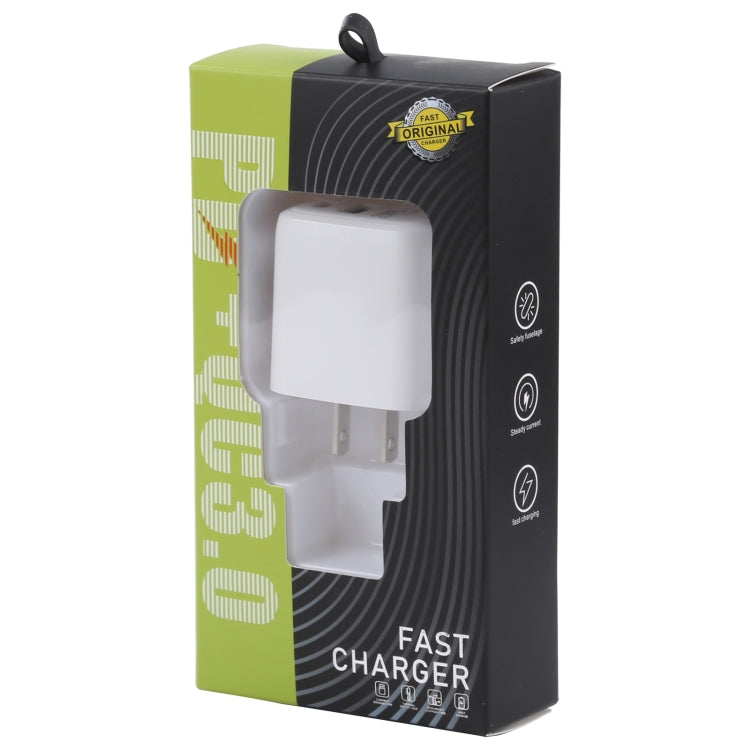 Caricatore da viaggio USB-C 20W QC 3.0 PD 3.0 US Plug
