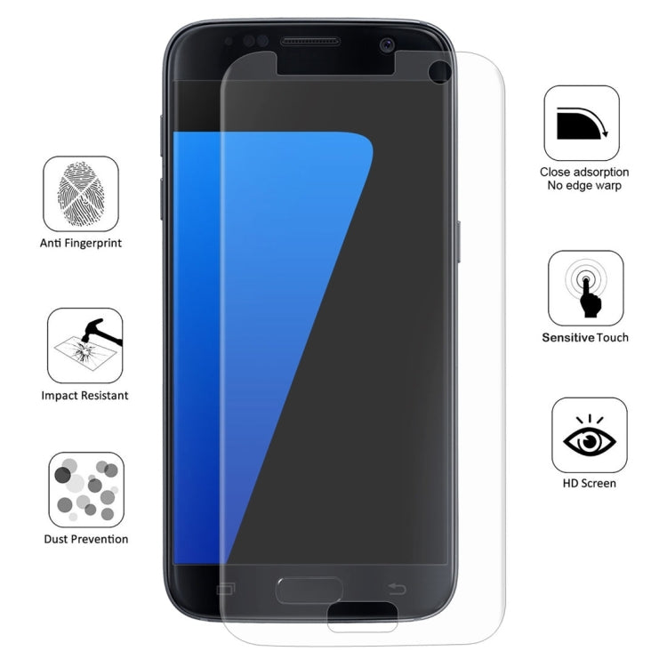 ENKAY Hat-Prince 0.1mm 3D Protezione per schermo intero Pellicola idrogel antideflagrante per Galaxy S7, Materiale TPU+TPE+PET, Galaxy S7