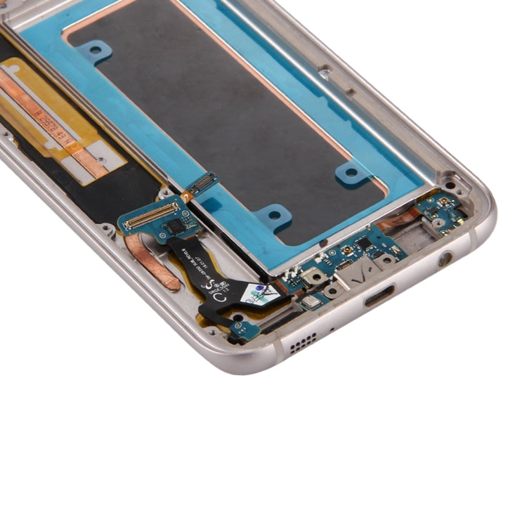 Schermo LCD originale e digitalizzatore assemblato completo con telaio, scheda porta di ricarica, pulsante volume e pulsante di accensione per Galaxy S7 Edge / G935F, For Samsung Galaxy S7 Edge / G935F, For Galaxy S7 Edge / G935F (Frame)               ...