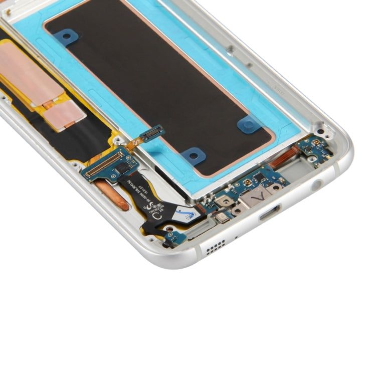 Per Galaxy S7 Edge / G935A Schermo LCD originale e digitalizzatore assemblaggio completo con telaio, scheda porta di ricarica, pulsante volume e pulsante di accensione, For Samsung Galaxy S7 Edge / G935A, For Galaxy S7 Edge / G935A (Frame)             ...