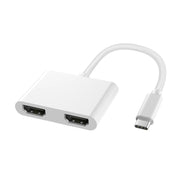 Multifunzione 4 in 1 da USB-C/Tipo-C a PD USB-C/Tipo-C +USB 3.0+Doppio HUB HDMI Docking Station