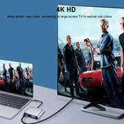 Docking station HUB multifunzione da USB-C/Tipo-C a HDMI+VGA 2 in 1