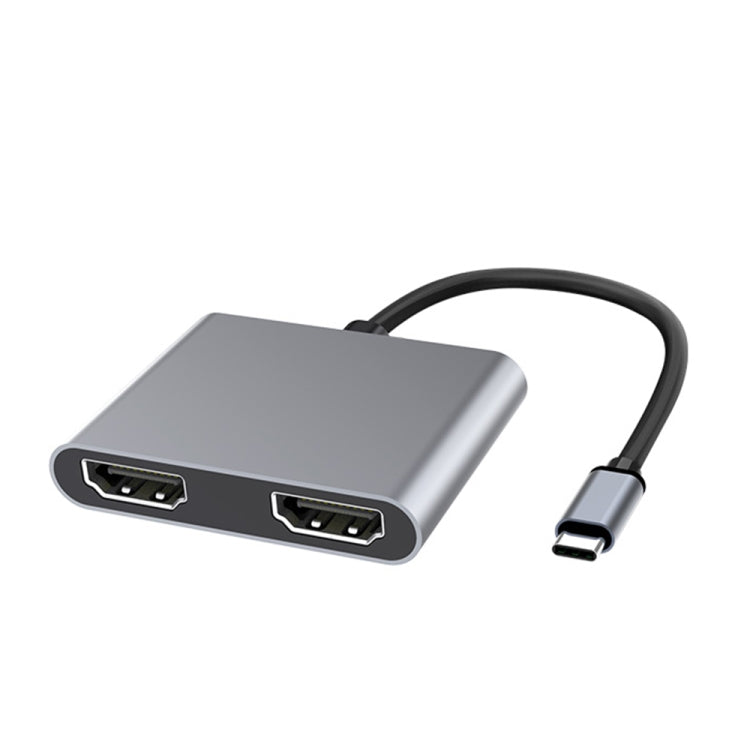 Docking station multifunzione 2 in 1 da USB-C/Tipo-C a doppio HUB HDMI