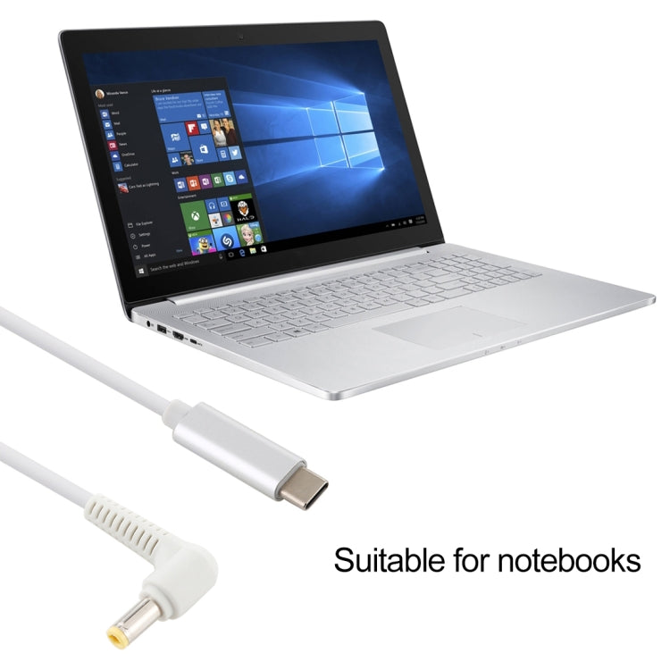 Cavo ricarica USB-C a 5,5x2,5 mm per laptop 1,5 m