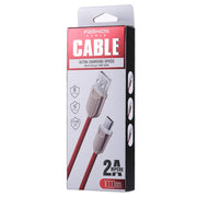 Cavo di ricarica rapido per sincronizzazione dati da Micro USB a USB 2.0 da 1 m 2 A