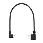 Cavo di ricarica da gomito USB a micro USB da 24 cm