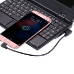 Cavo di ricarica da gomito USB a micro USB da 24 cm
