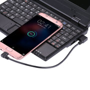 Cavo di ricarica da gomito USB a micro USB da 24 cm