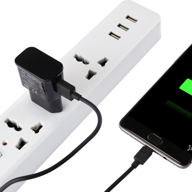Caricatore USB 5V 2.1A con cavo USB-C da 1 m, presa EU