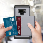 Custodia protettiva con slot carte per Galaxy Note9