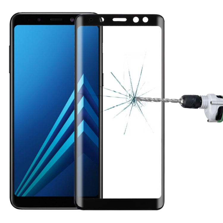 Pellicola vetro temperato per Galaxy A8 (2018) con bordo 3D