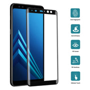 Pellicola vetro temperato per Galaxy A8 (2018) con bordo 3D