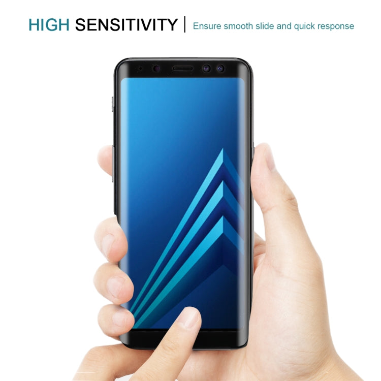 Pellicola vetro temperato per Galaxy A8 (2018) con bordo 3D