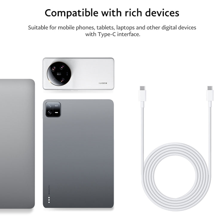 Cavo ricarica rapida Xiaomi 6A USB-C 1 metro