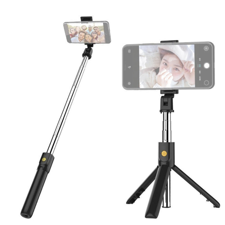 K07 Bluetooth 4.0 Telefono cellulare regolabile Bluetooth Selfie Stick Autoscatto Treppiede con asta