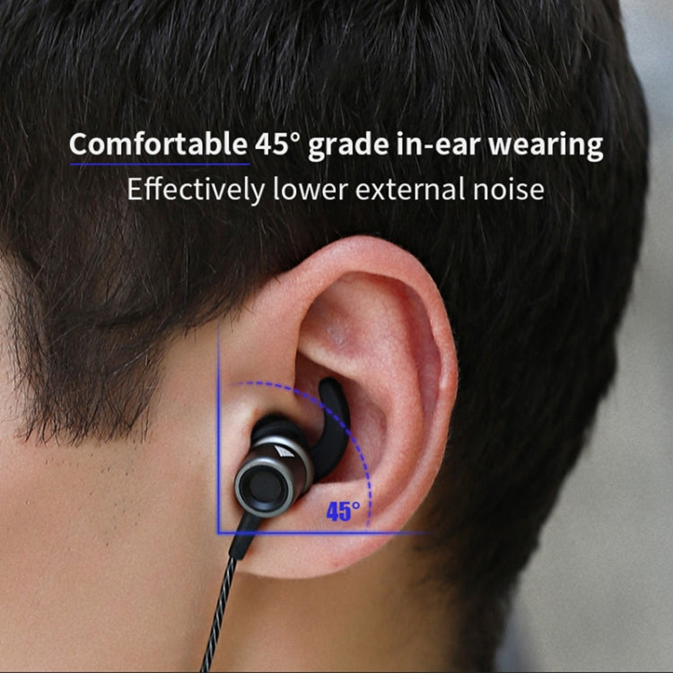 Cuffie in-ear QKZ CK1 metallo CNC HIFI 3,5 mm