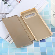 Custodia a Specchio in Pelle PU per Samsung Galaxy S10