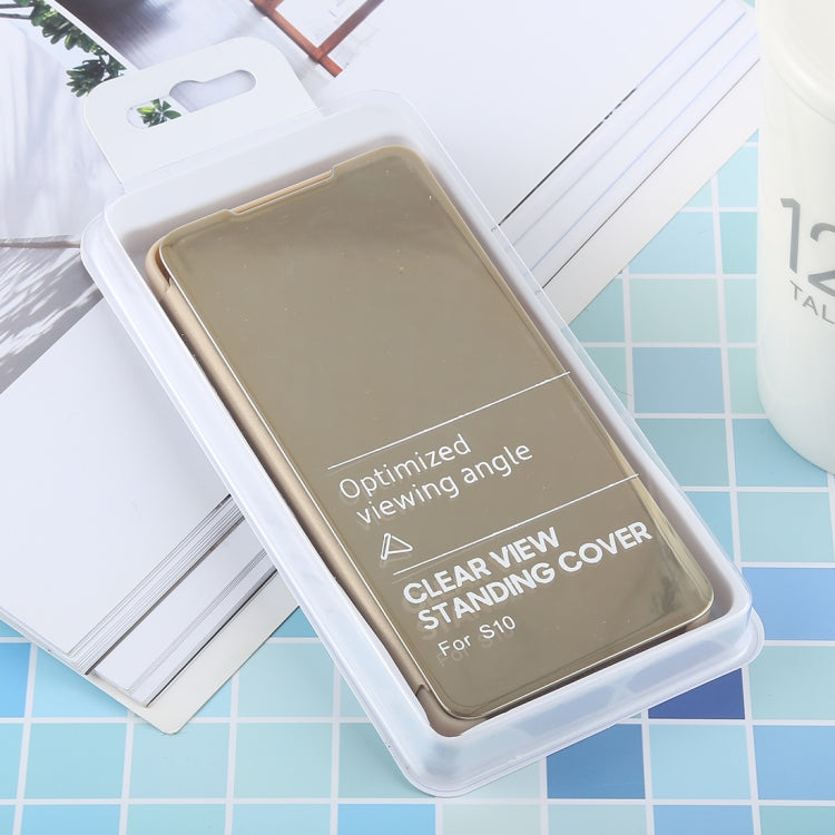Custodia a Specchio in Pelle PU per Samsung Galaxy S10