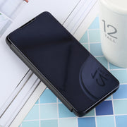 Custodia in pelle PU con effetto specchio per Galaxy S10 Plus