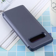 Custodia in pelle PU con effetto specchio per Galaxy S10 Plus