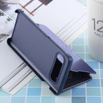 Custodia in pelle PU effetto specchio per Galaxy S10 Plus
