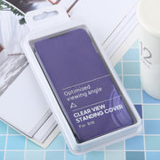 Custodia in pelle PU con effetto specchio per Galaxy S10 Plus