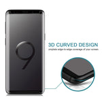 Pellicola in vetro temperato curva per Samsung Galaxy S9 Plus