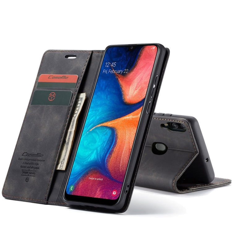 Custodia portafoglio in pelle con flip per Galaxy A20 A30