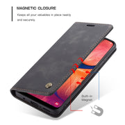 Custodia portafoglio in pelle con flip per Galaxy A20 A30
