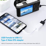 Adattatore OTG USB femmina a USB-C maschio compatto