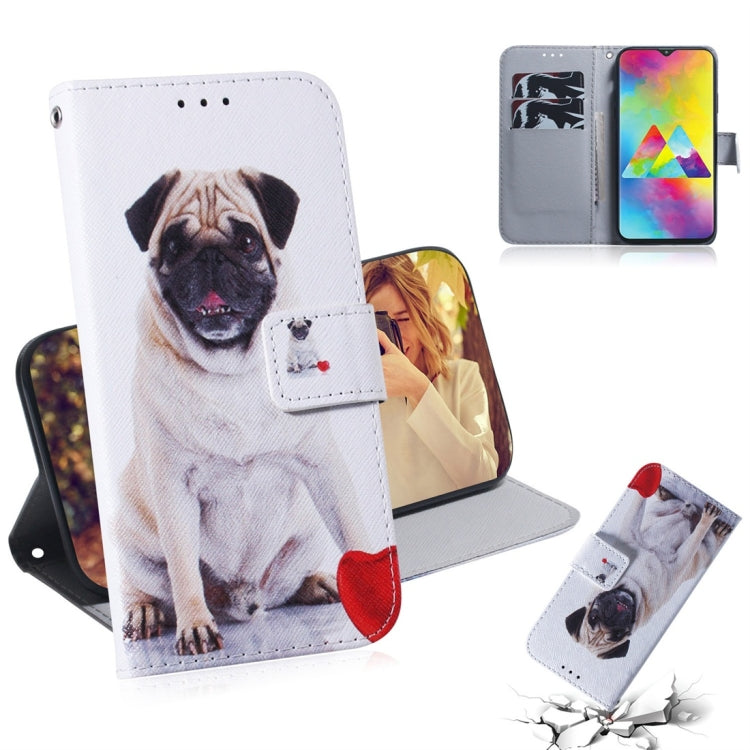 Custodia portafoglio in pelle per Samsung Galaxy M20