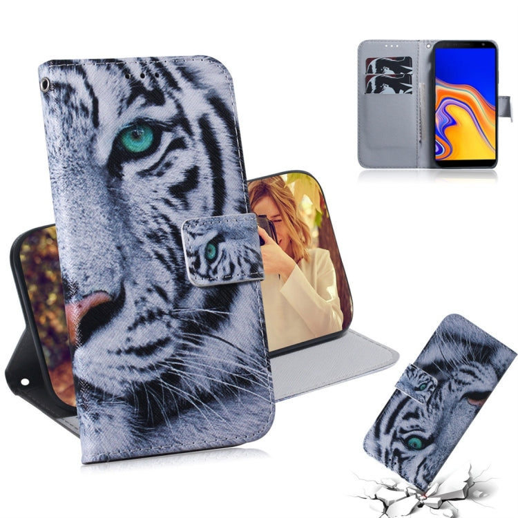 Custodia portafoglio in pelle per Samsung Galaxy J4+