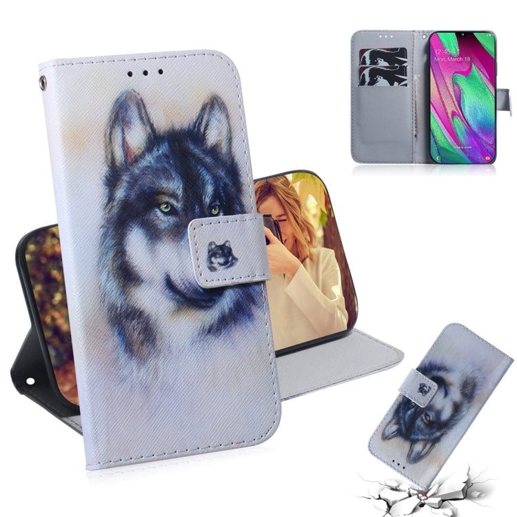 Custodia portafoglio in pelle per Samsung Galaxy A40